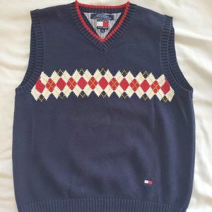 NWOT Tommy Hilfiger Boys V-neck Sweater Vest Siz L